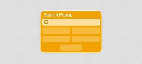 Search Popup - Blender addons