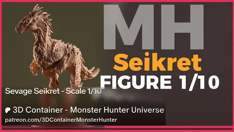 Seikret Monster Hunter Wilds - Blender 3d models