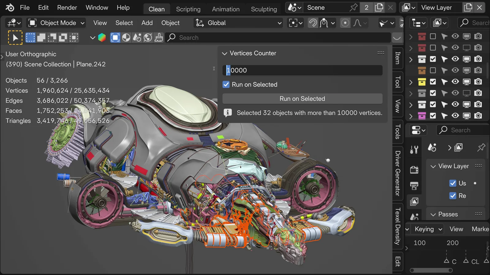 Select By Minimum Vertices screenshot 3
