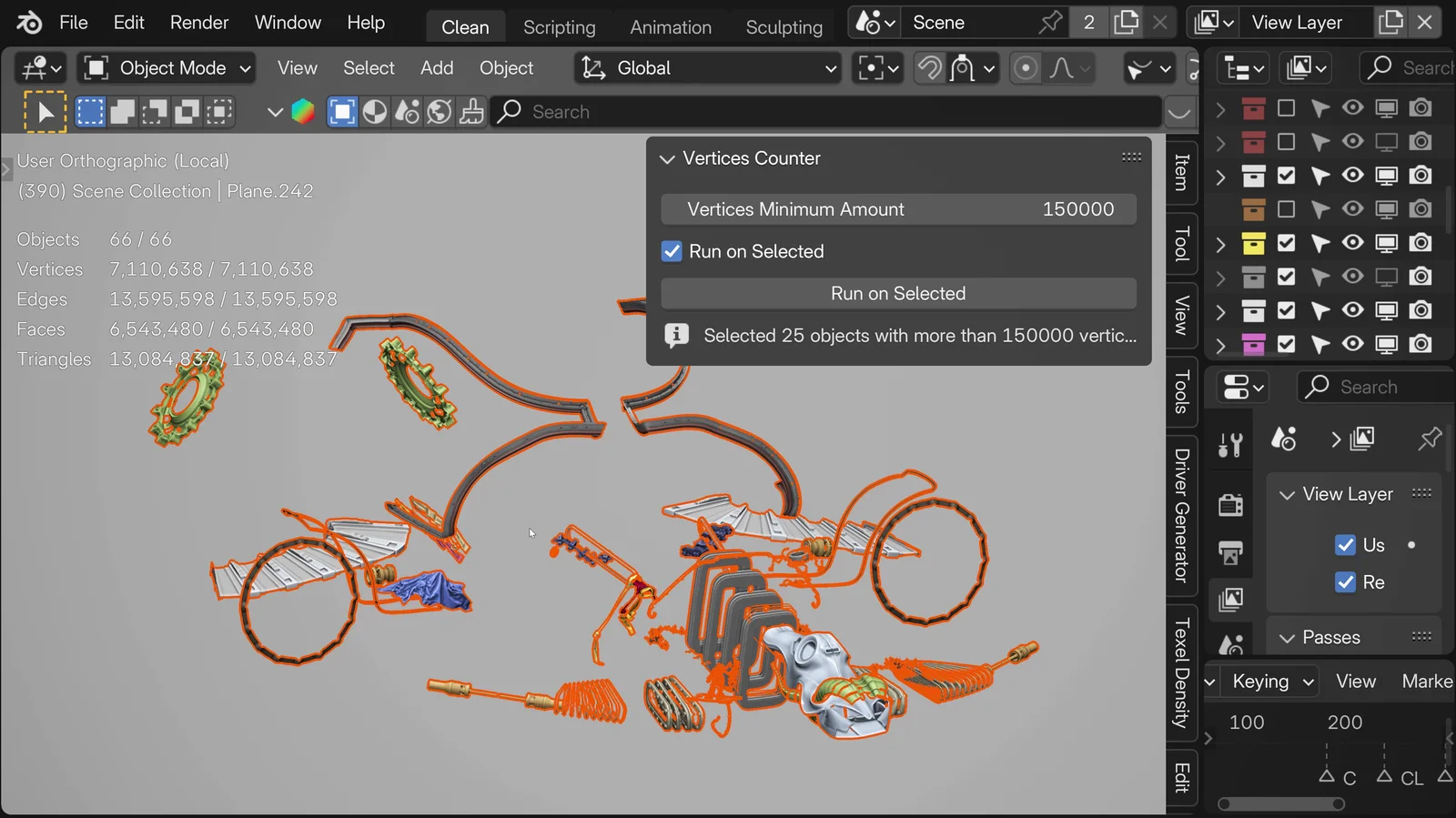 Select By Minimum Vertices screenshot 5
