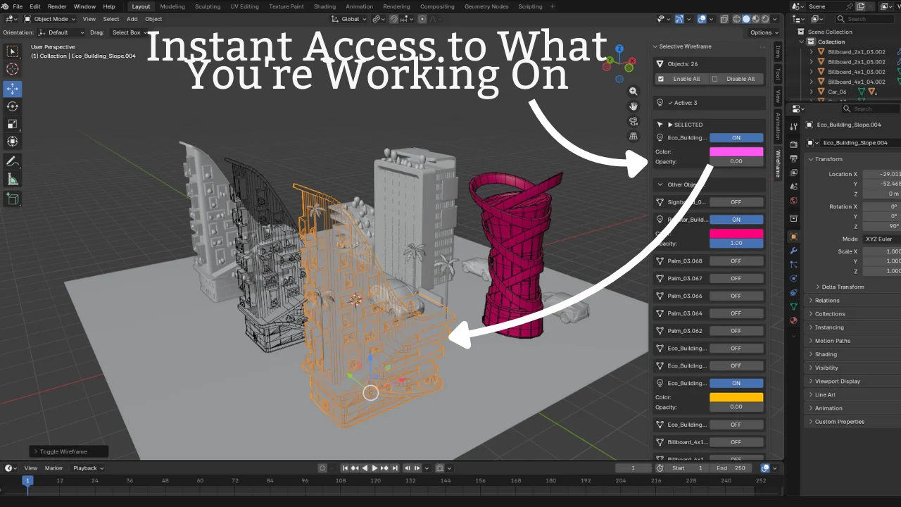 Selective Wireframe screenshot 3