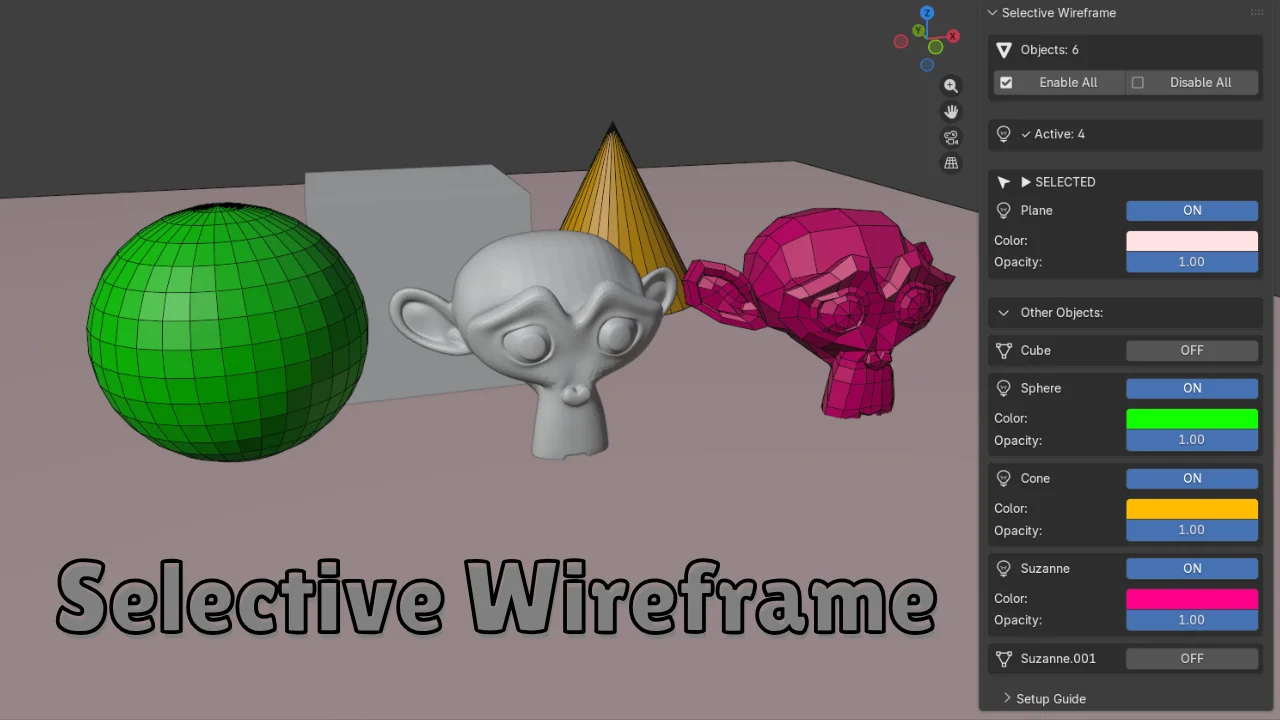 Selective Wireframe screenshot 6