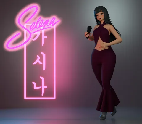 Selena Iconic Outfit - Blender 3d models