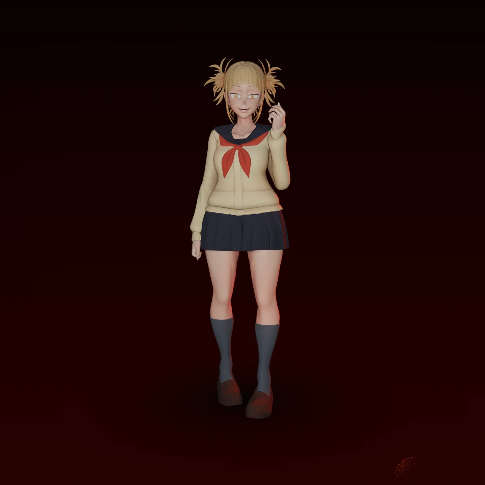 Himiko Toga Fanart Model screenshot 5