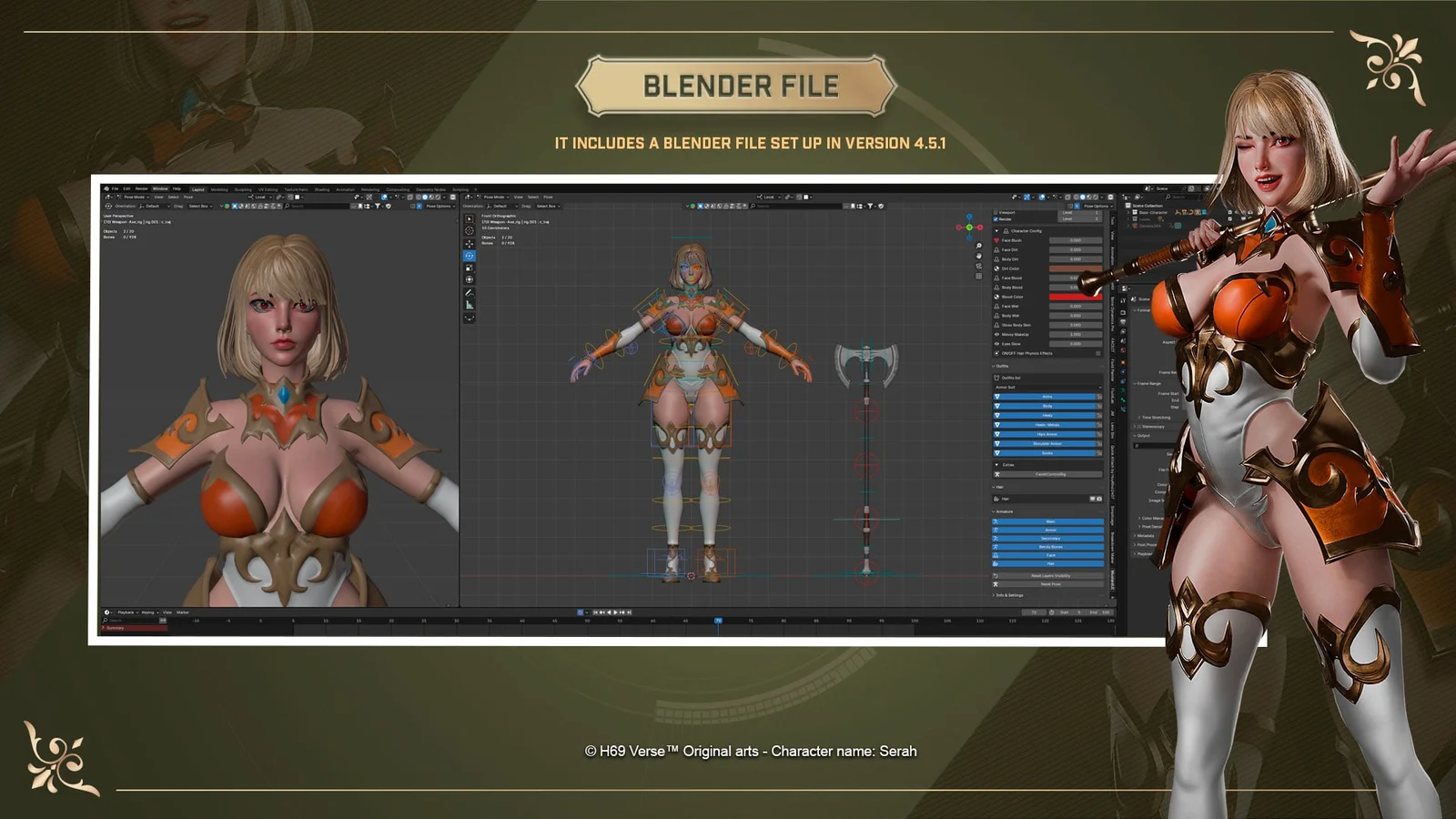 Serah Female Warrior screenshot 7