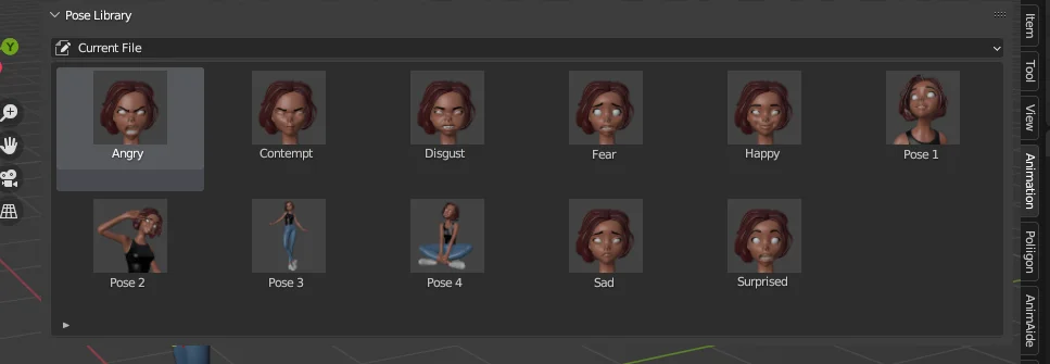 Serena Character Rig screenshot 8