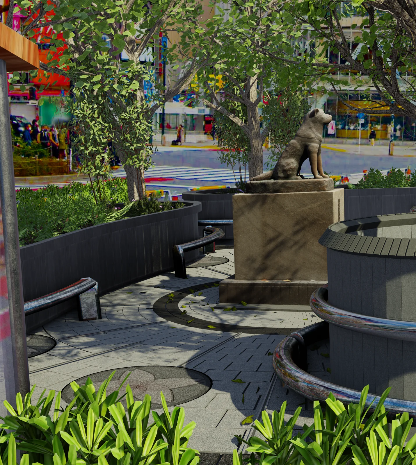 Hachiko Monument Shibuya screenshot 2