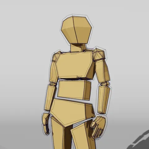 Seven Character Rig - Blender 3d models