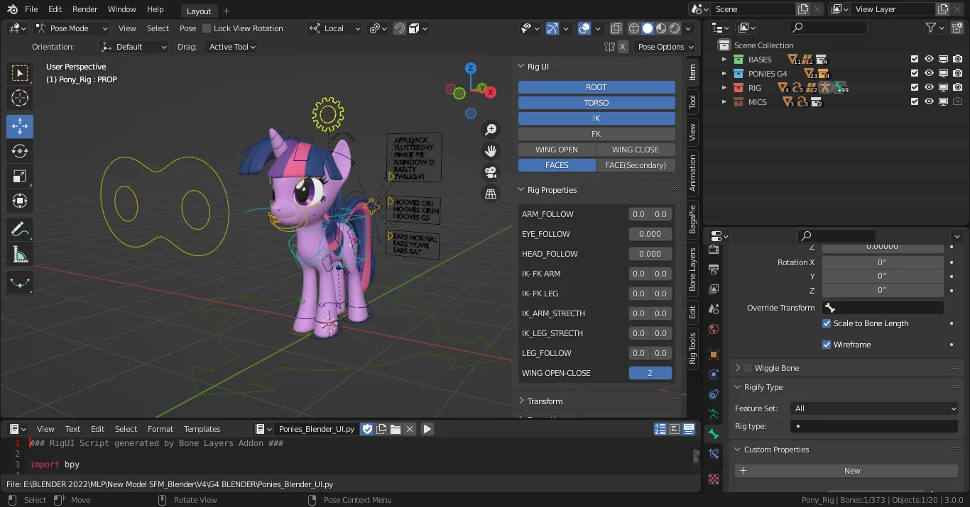 SFMPony Rig screenshot 2
