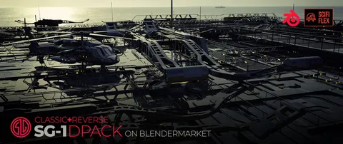 SG-1 Dpack - Blender 3d models