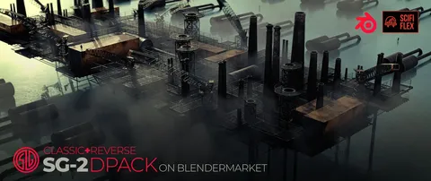 SG-2 Dpack - Blender 3d models