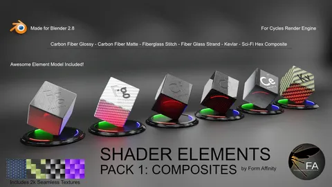 Shader Elements Composites - Blender shaders