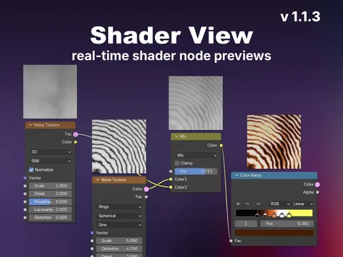 Shader View - Blender addons