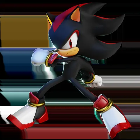 Shadow the Hedgehog Rig - Blender 3d models