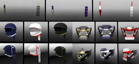 Shamada Bundle - Blender 3d models