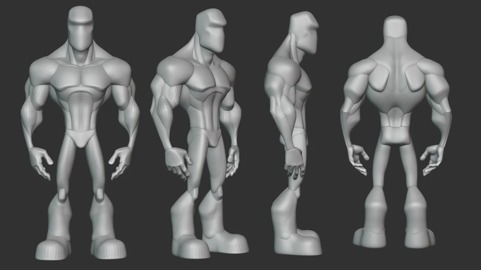 Shank Character Blockout screenshot 2