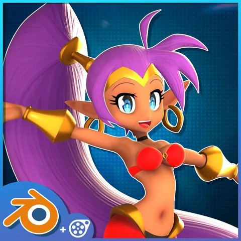 Shantae - Blender 3d models