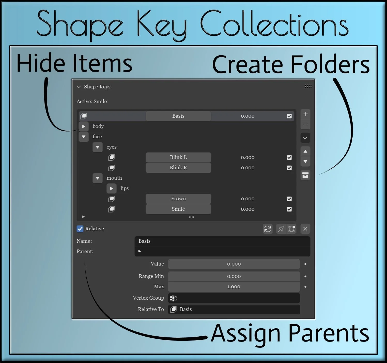Shape Key Collections screenshot 2