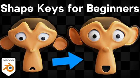 Shape Keys for Beginners Project Files - Blender scenes
