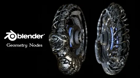 Shapeshifting Torus - Blender geometry nodes