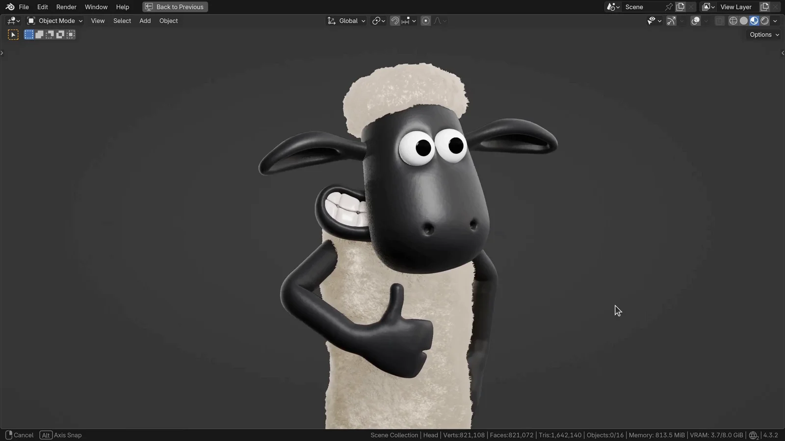 Shaun the Sheep Fan Art Sculpt screenshot 6