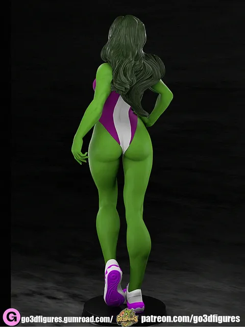 She-Hulk Model - Blender 3d models