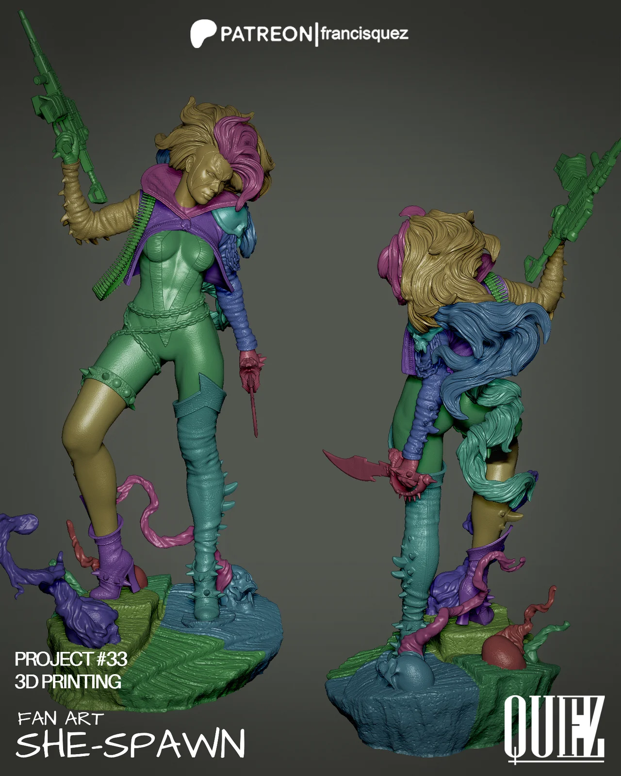 She-Spawn 3D Printing Model screenshot 7