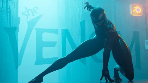 She-Venom - Blender 3d models