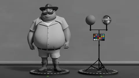Sheriff Aquiles Castro - Blender 3d models