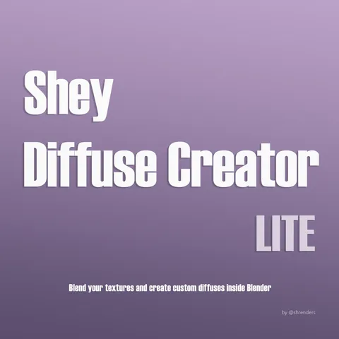Shey Diffuse Creator Lite - Blender shaders