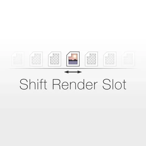Shift Render Slot - Blender addons