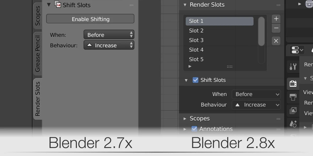 Shift Render Slot screenshot 2