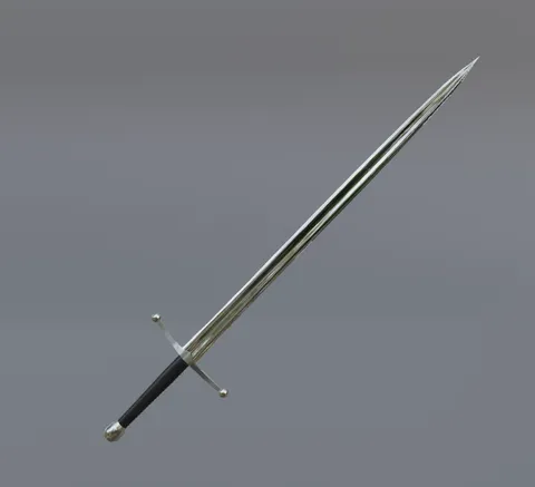 Shining Longsword - Blender 3d models