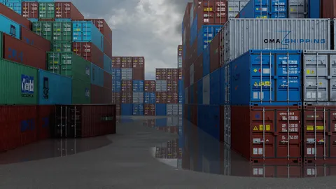 Shipping Containers Collection - Blender 3d models