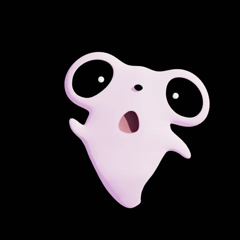 Shookie The Ghost - Blender 3d models