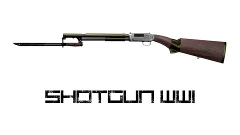 Shotgun WWI - Blender 3d models