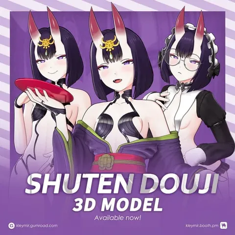 Shuten Douji Model - Blender 3d models