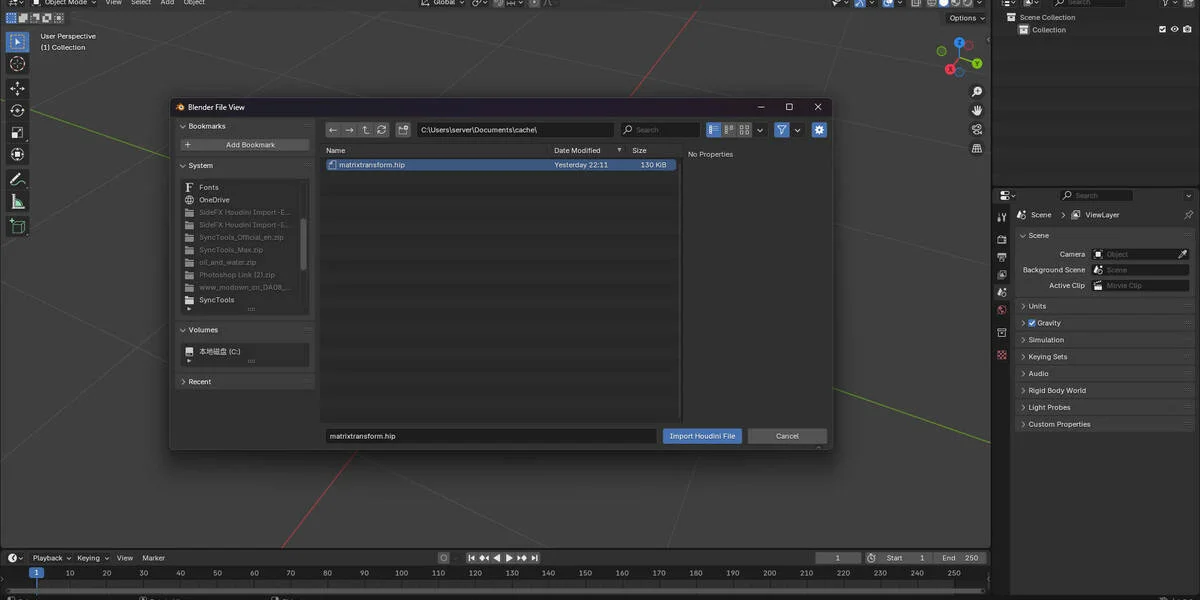 Houdini Importer screenshot 6