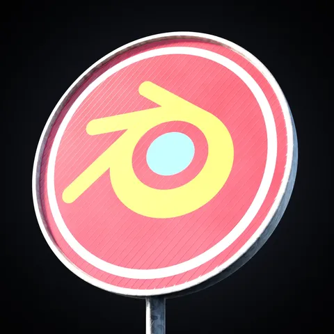 Sign Material - Blender shaders