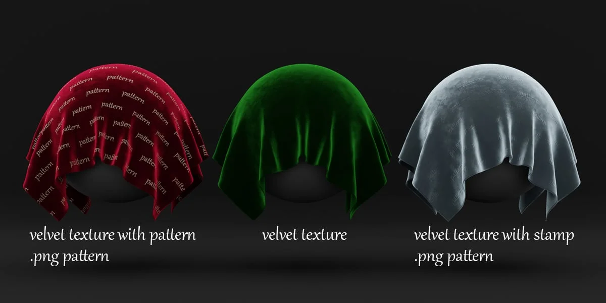 Silk Velvet Fabric Shader screenshot 2