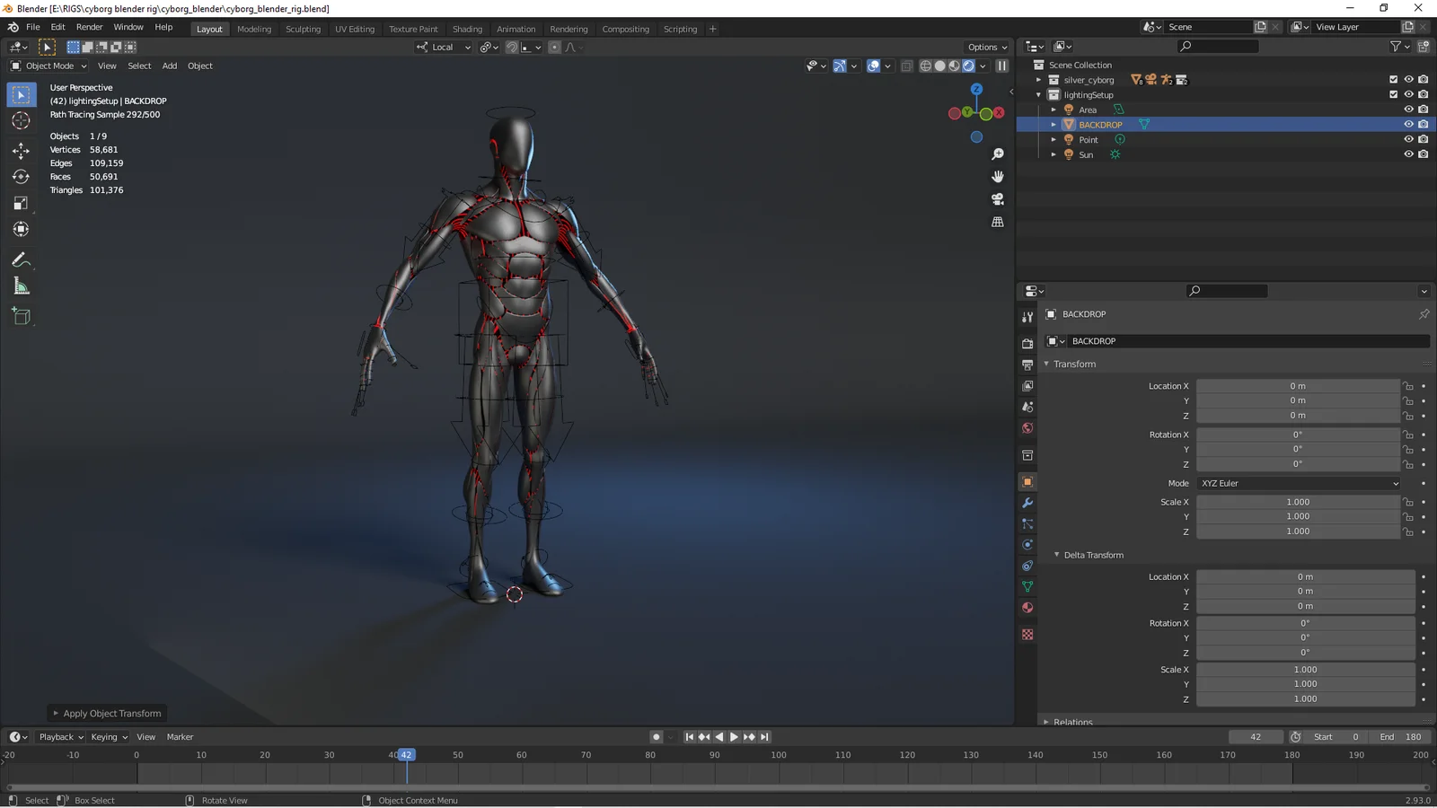 Silver Cyborg Rig screenshot 2