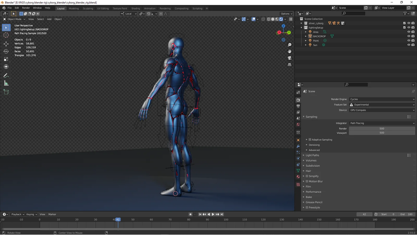 Silver Cyborg Rig screenshot 3