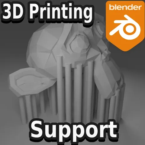 Simple 3D Print Support - Blender addons
