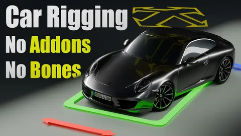 Simple Car Rig - Blender 3d models