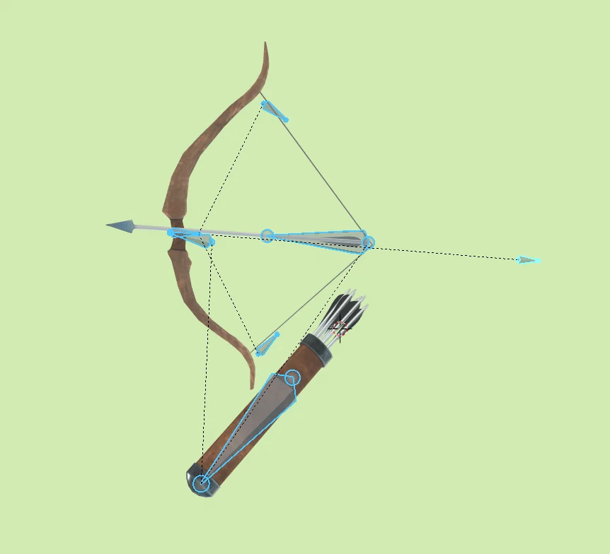 Rigged Simple Bow screenshot 2