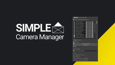 Simple Camera Manager - Blender addons