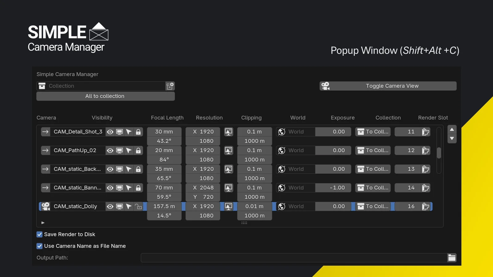 Simple Camera Manager screenshot 2