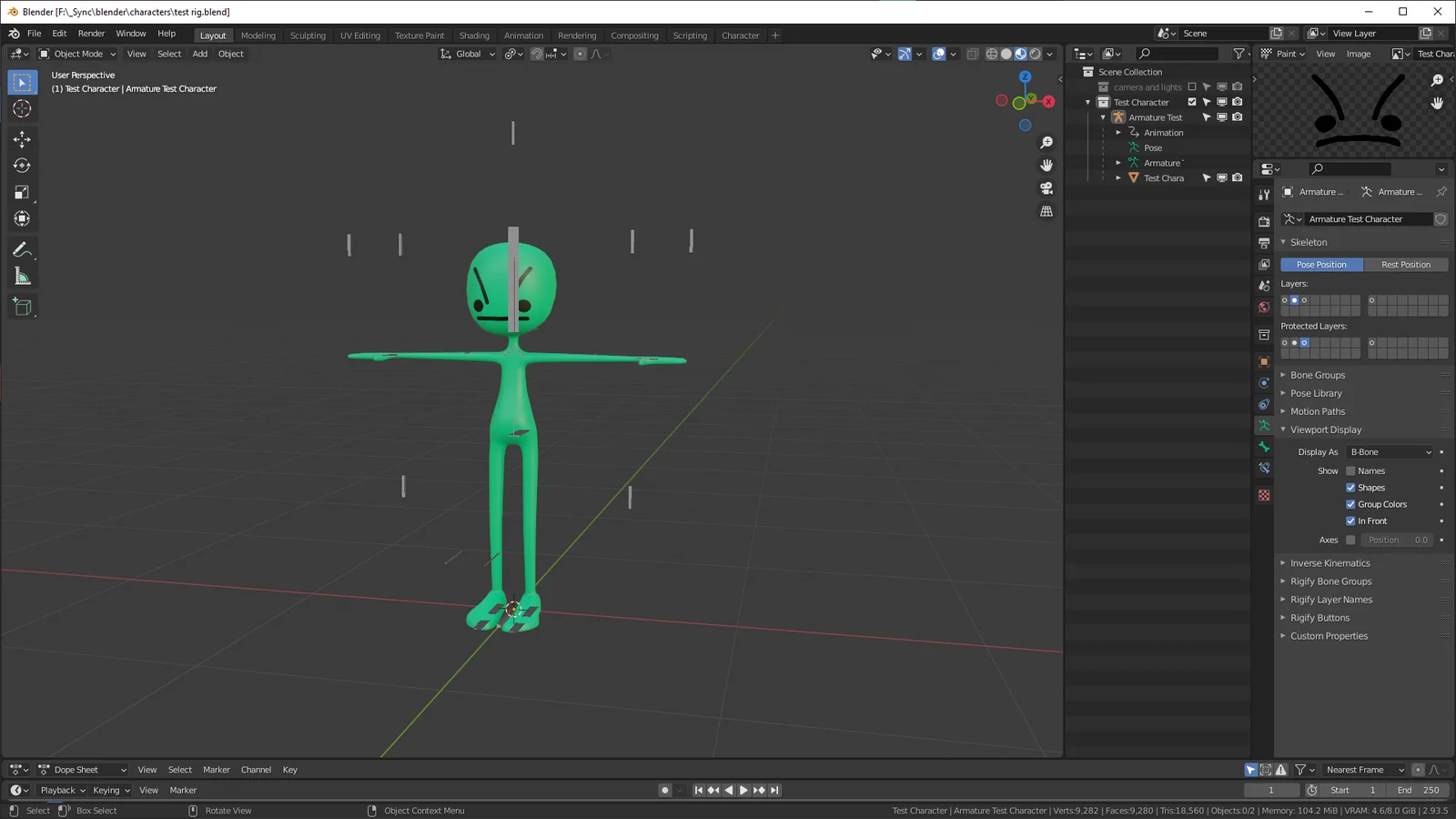 Simple Character Rig screenshot 4