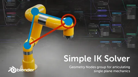Simple IK Solver - Blender geometry nodes