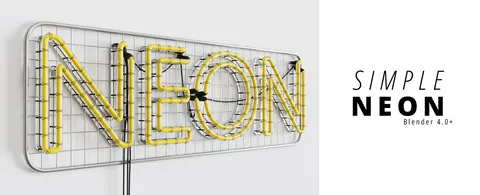 Simple Neon - Blender addons